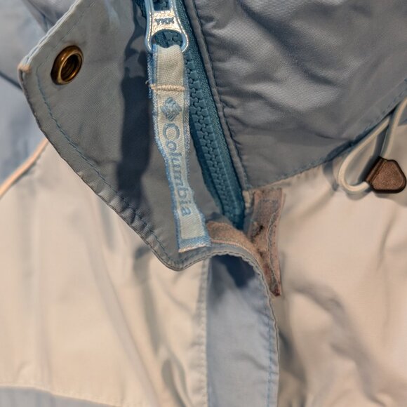 Columbia Sky Blue/White Outdoor Jacket Size Med - Picture 4 of 15